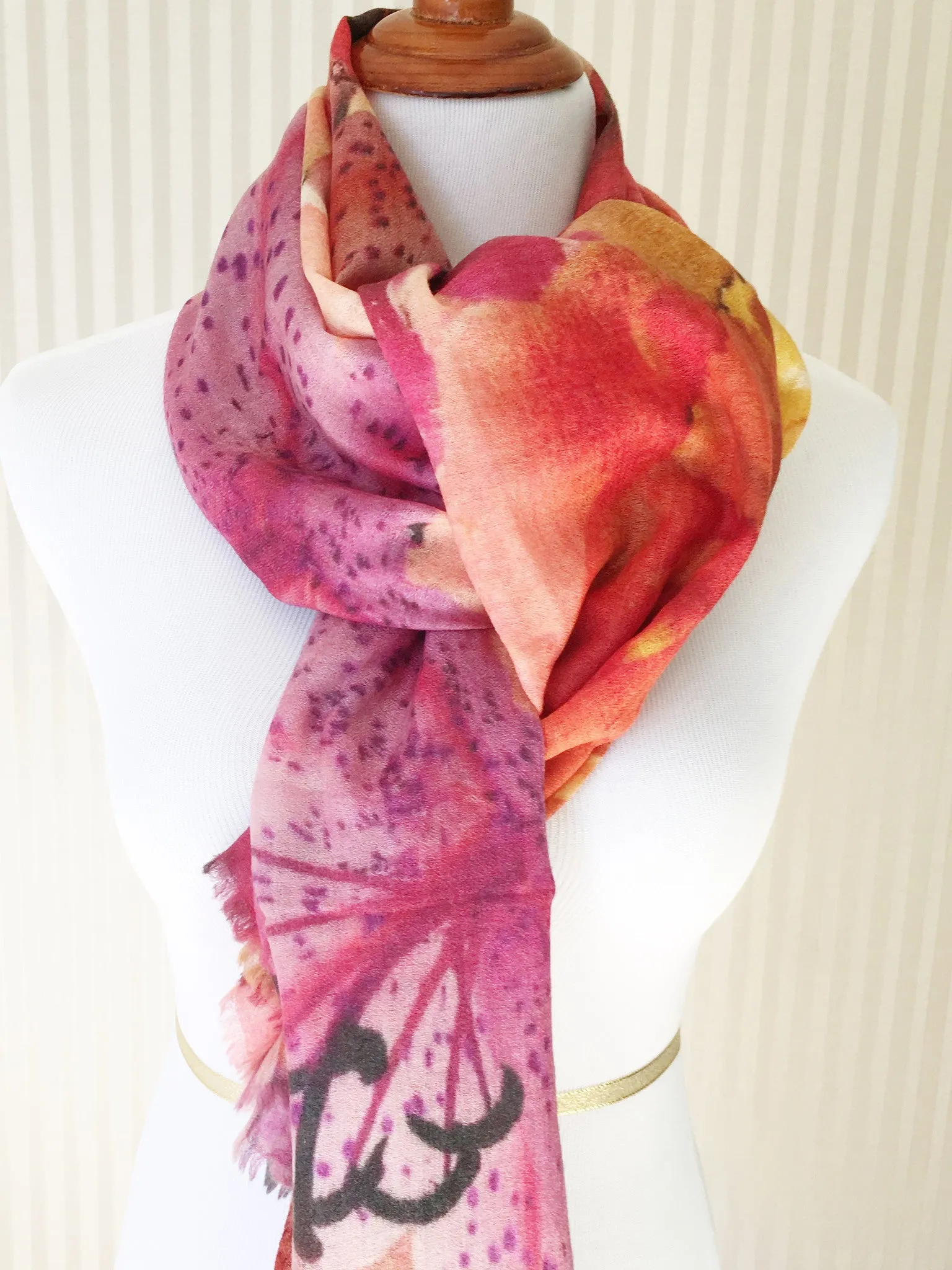 Spring Floral Scarf