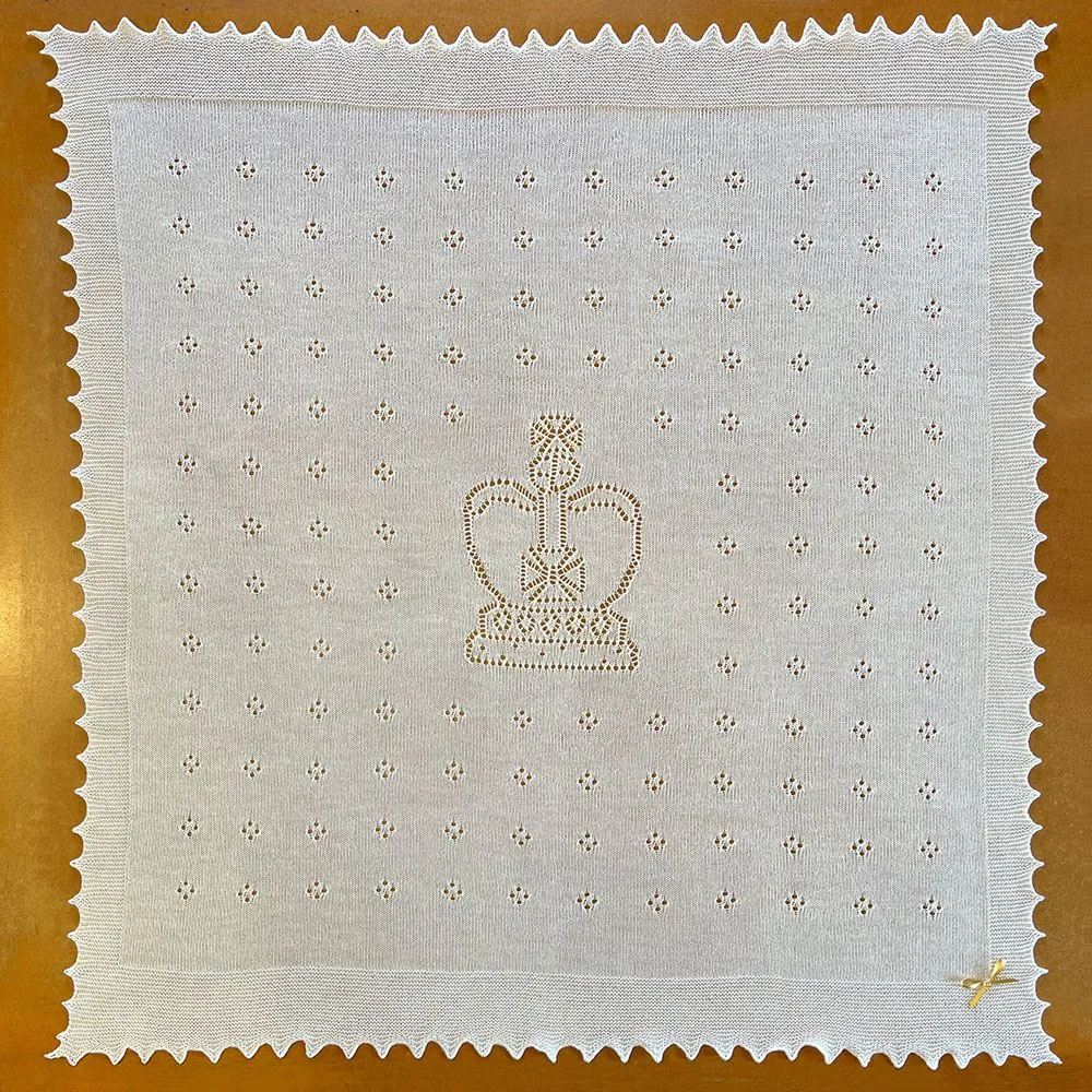 The Royal Crown Baby Shawl