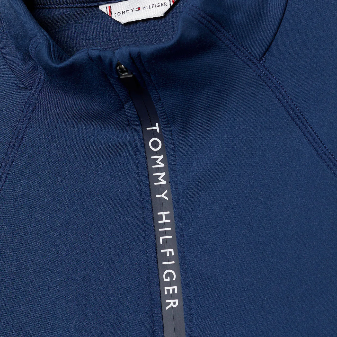 Tommy Hilfiger 1/4 Zip Thermo Base Layer - Indigo Blue