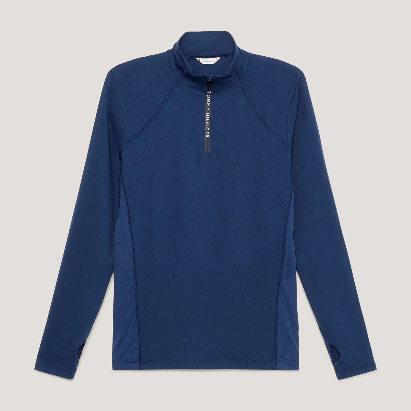 Tommy Hilfiger 1/4 Zip Thermo Base Layer - Indigo Blue