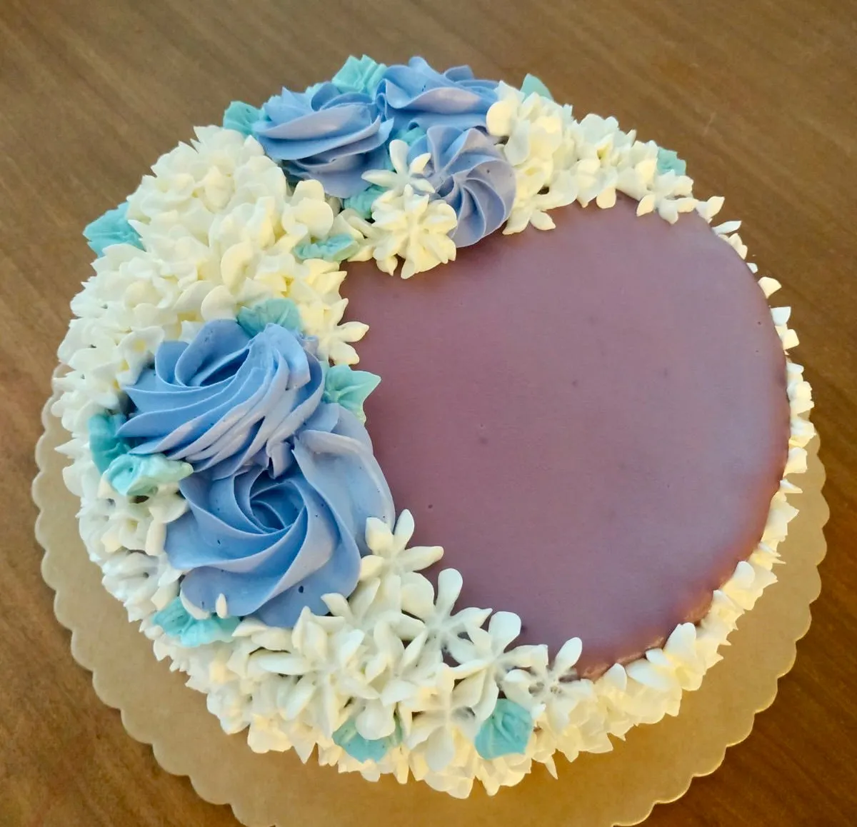 Ube Caramel Cake