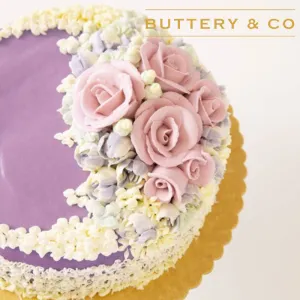 Ube Caramel Cake