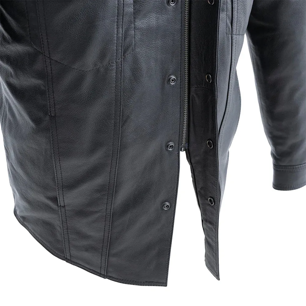 Vigilante Motorcycle Leather Shirt