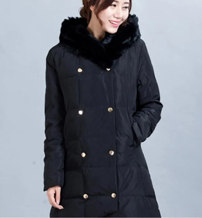 Women Winter Thick 90% Duck Down Jackets WarmDown Coat