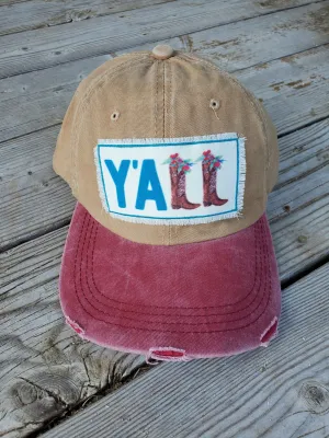 Y'all washed vintage baseball cap