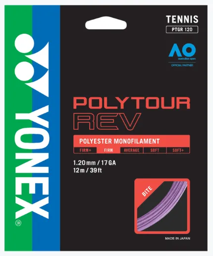 Yonex Polytour REV 120 Tennis Strings [Purple]